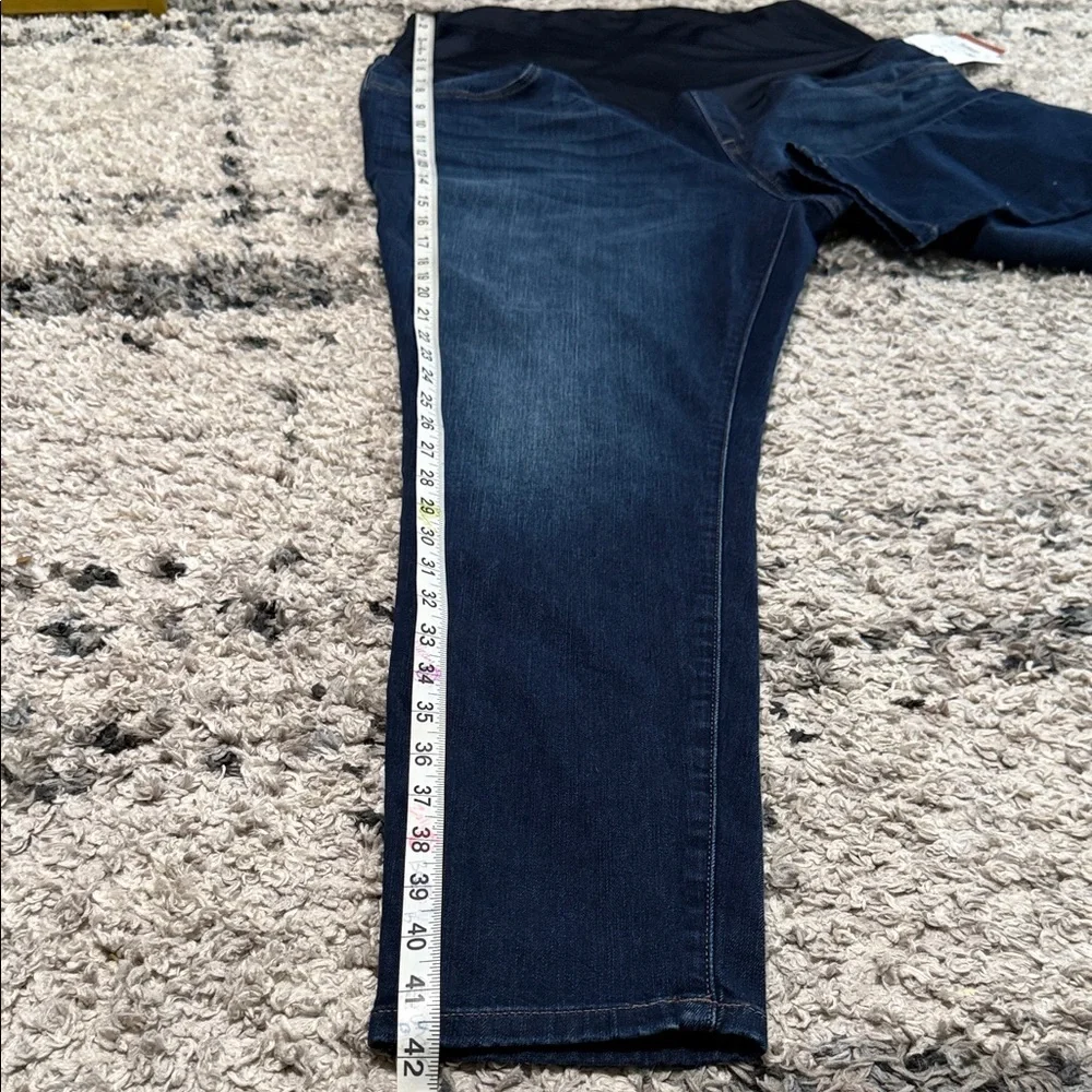 Isabel Maternity by Ingrid & Isabel Dark Blue Skinny Jeans - Picture 8 of 11